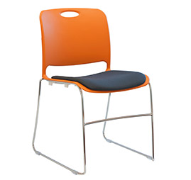 orange chair