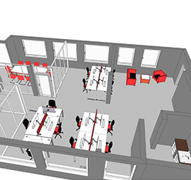 office space planning image